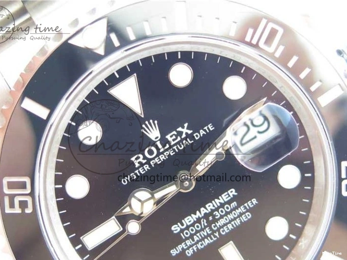 MiroTime 0307 Submariner 116610 LN Black Ceramic 316L Steel Noob 1:1 Best Edition V10. Stretchable 2865